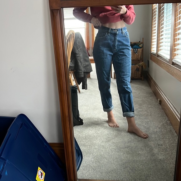 VINTAGE LEVIS 550 Womens size 0-2 Dark Wash high Rise Jeans - Picture 2 of 8